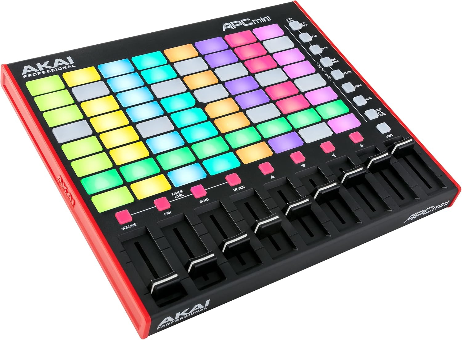 image:imageAkai Professional APC Mini MK2 USB MIDI Pad Controller 64 RGB Pads 9 Faders Drum and Note Mode 11 Mapping for Ableton Live for Live Performance and Music Production