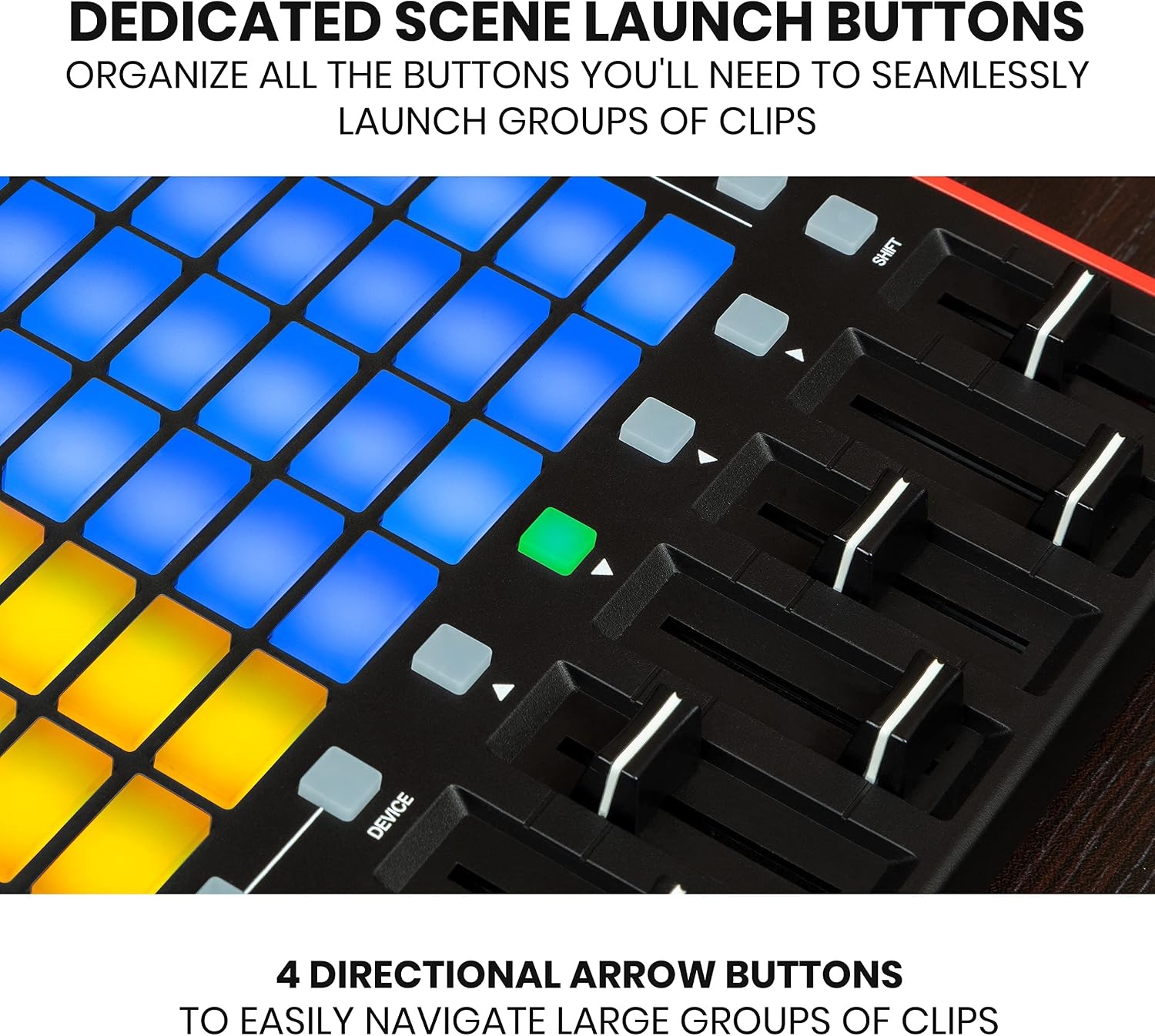 image:imageAkai Professional APC Mini MK2 USB MIDI Pad Controller 64 RGB Pads 9 Faders Drum and Note Mode 11 Mapping for Ableton Live for Live Performance and Music Production
