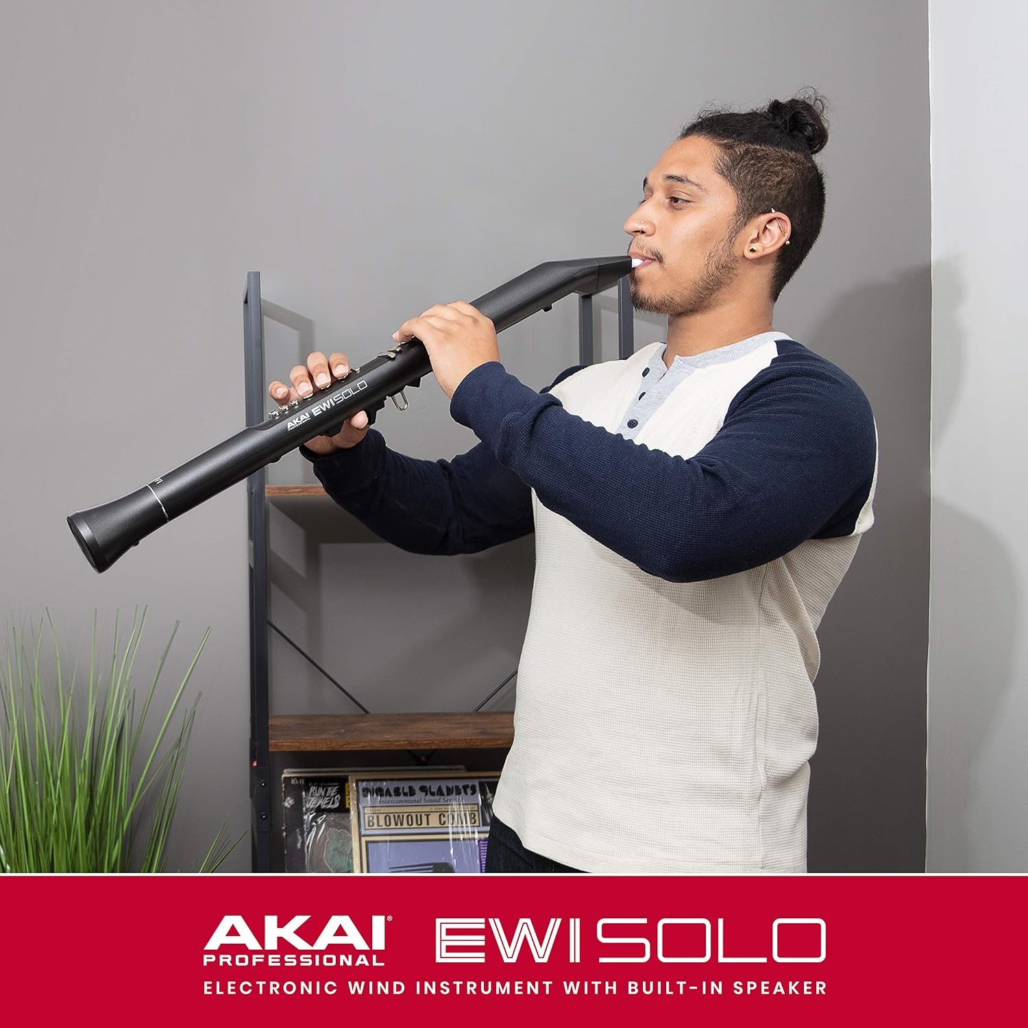 image:imageAkai Professional EWI Solo Electronic Wind InstrumentStandalone EWI with Builtin Speaker