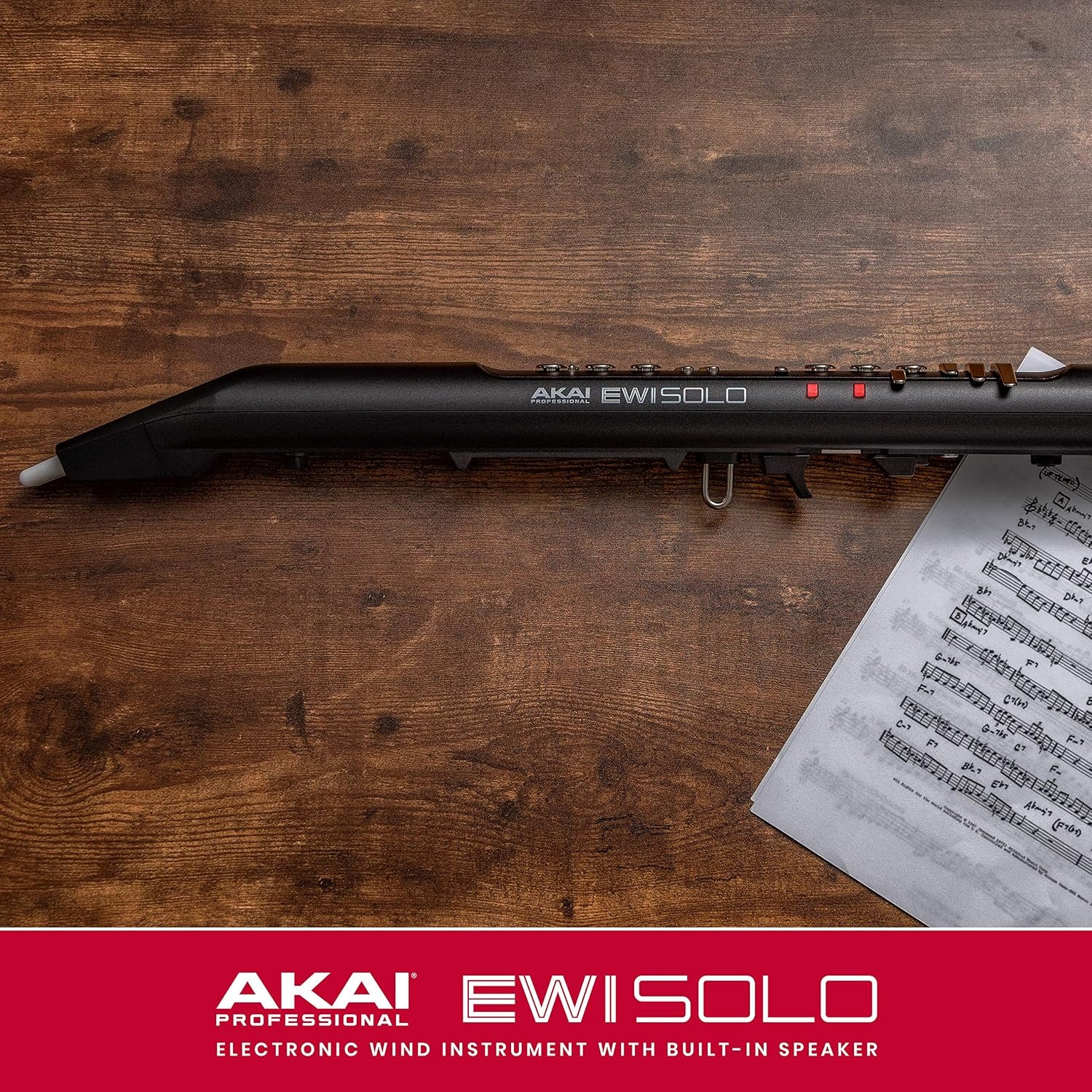 image:imageAkai Professional EWI Solo Electronic Wind InstrumentStandalone EWI with Builtin Speaker
