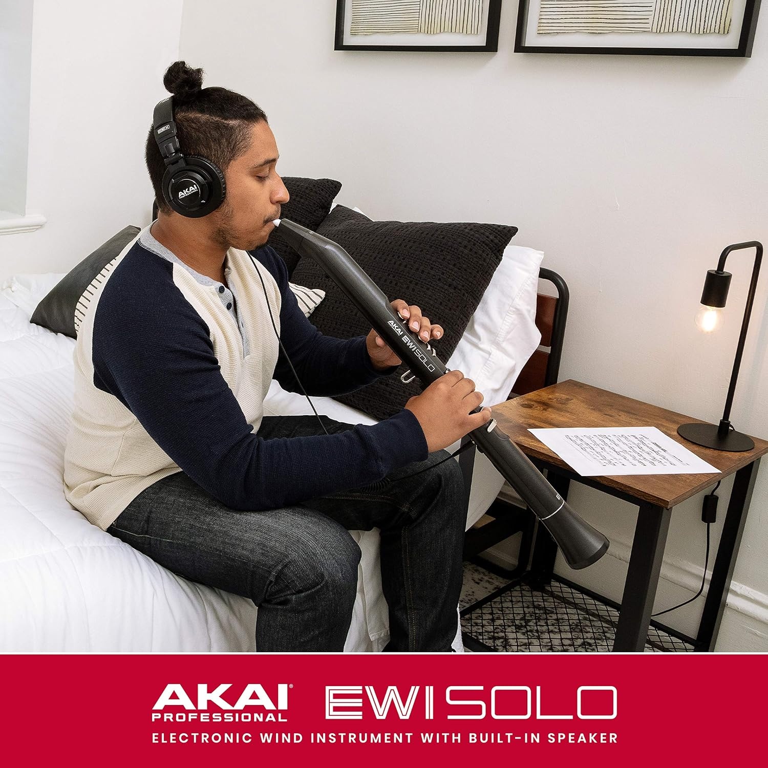 image:imageAkai Professional EWI Solo Electronic Wind InstrumentStandalone EWI with Builtin Speaker
