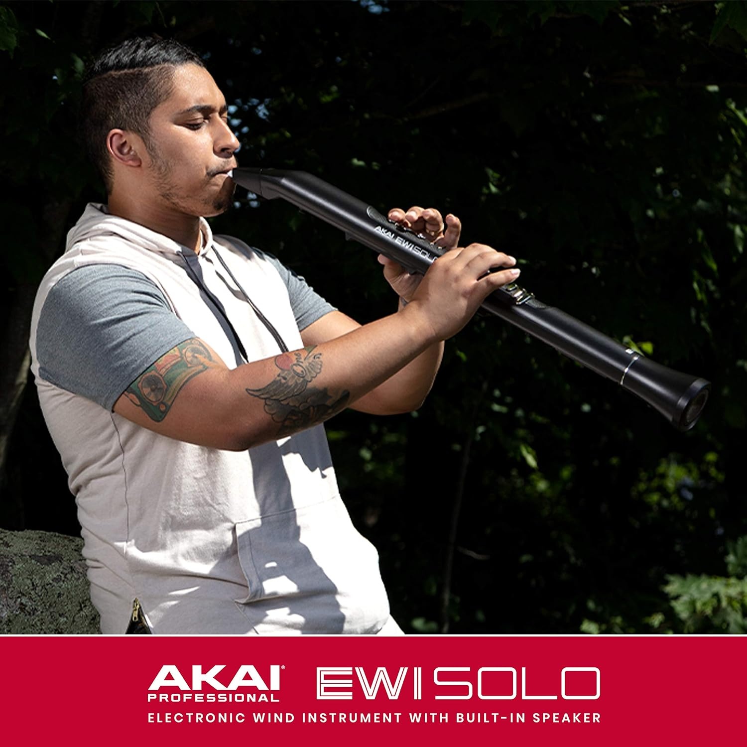 image:imageAkai Professional EWI Solo Electronic Wind InstrumentStandalone EWI with Builtin Speaker
