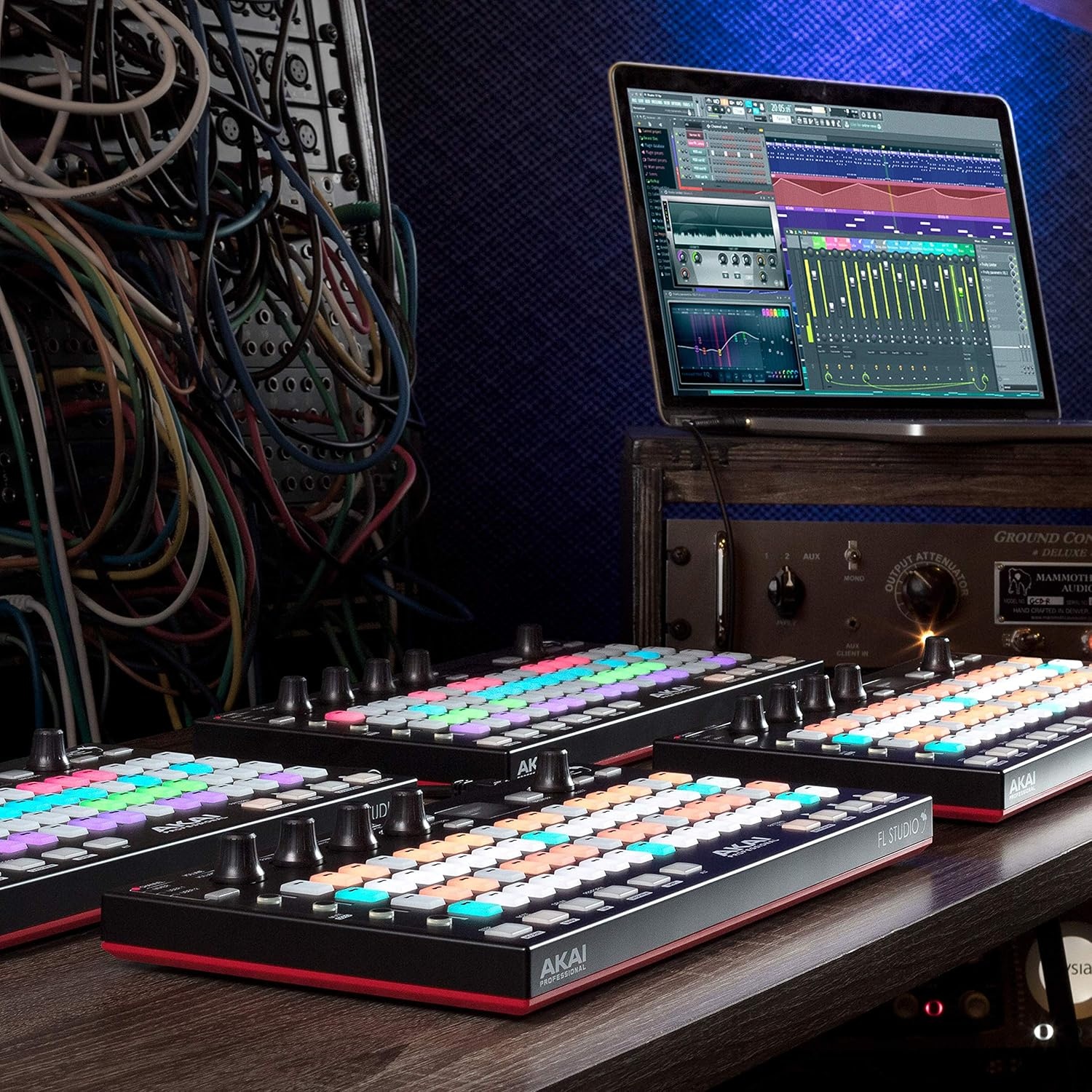 image:imageAkai Professional Fire Controller Only USB MIDI Controller for FL Studio with 64 pad RGB ClipDrum Pad MatrixIncludes FL Studio Fruity Fire Ed