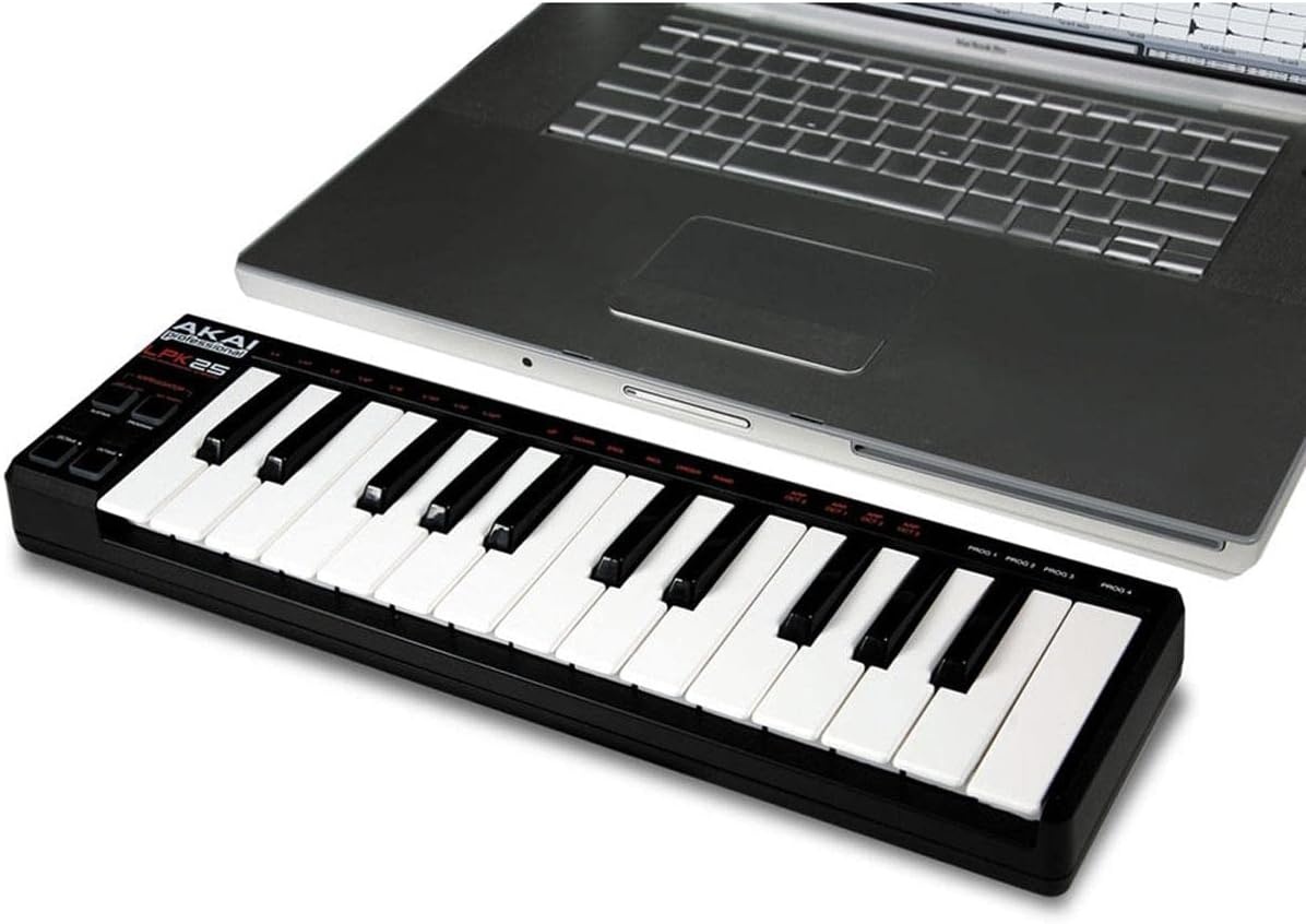 image:imageAkai Professional LPK25 25Key USB MIDI Keyboard Controller VelocitySensitive Mini Keys Arpeggiator Universal DAW Compatiblity for Music ProducersOld Model
