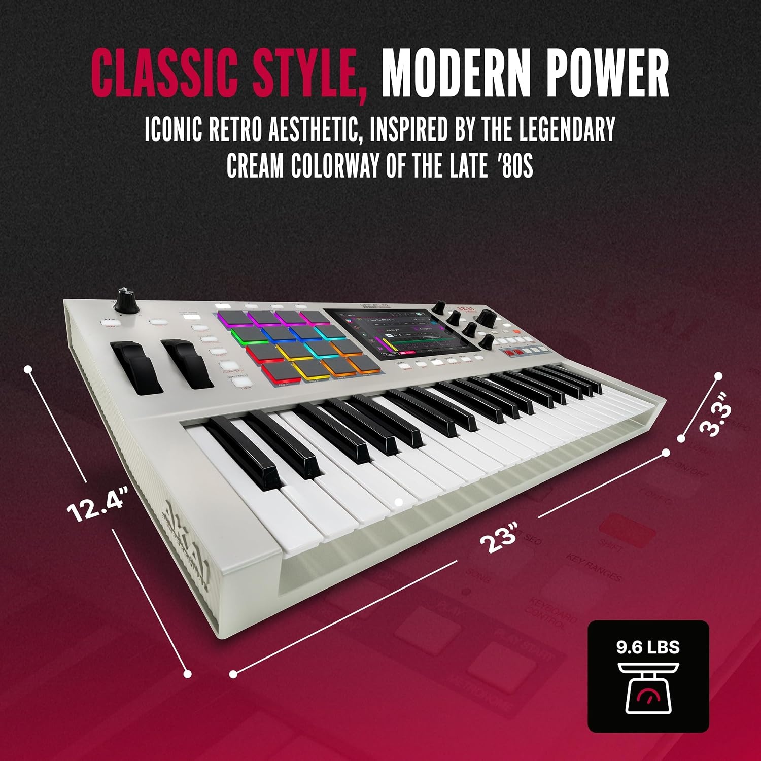 image:imageAkai Professional MPC Key 37 G2 NextGen Standalone Production Keyboard Synthesizer for Producers for Sampling and Sequencing with USBC 37 Keys 16 MPC Pads 8Core Processor 4GB RAM