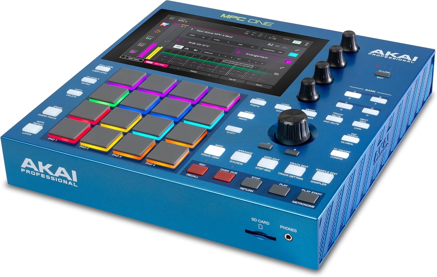 image:imageAkai Professional MPC One G2 NextGeneration Standalone Production Center For Beatmakers and Producers for Sampling Sequencing and Song Creation with USBC 16 MPC Pads 8Core Processor 4GB RAM