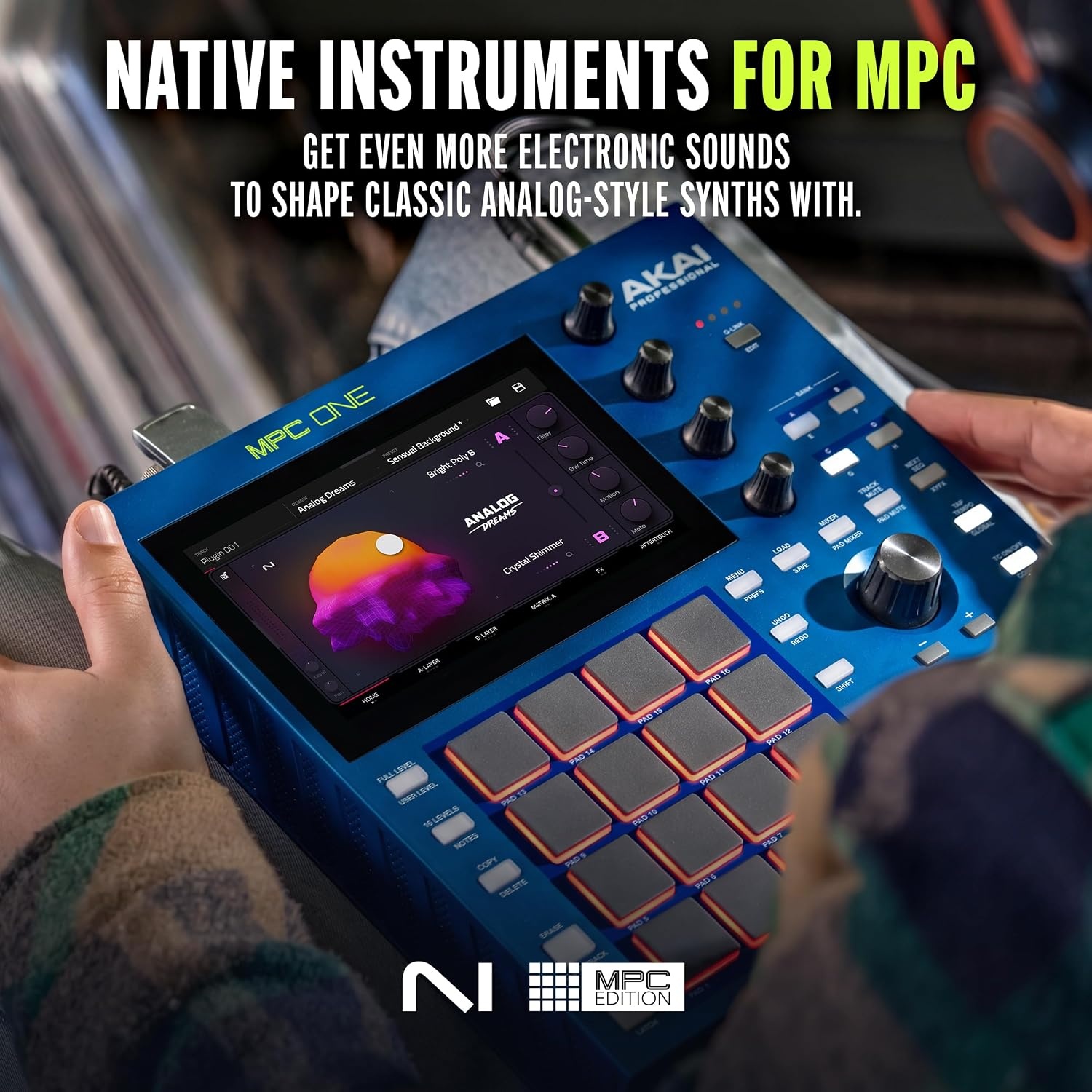 image:imageAkai Professional MPC One G2 NextGeneration Standalone Production Center For Beatmakers and Producers for Sampling Sequencing and Song Creation with USBC 16 MPC Pads 8Core Processor 4GB RAM