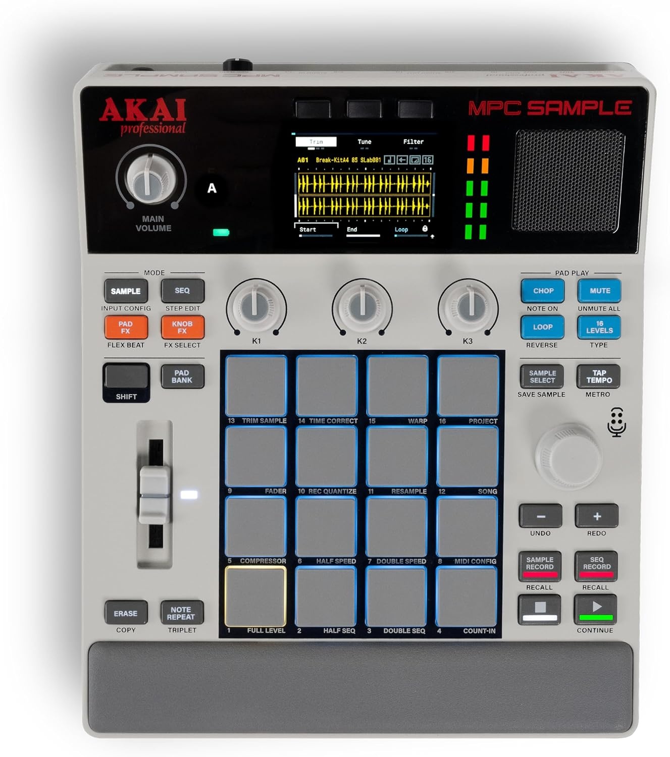 image:imageAkai Professional MPC Sample Portable Sampler Standalone Rechargeable Battery USBC Speaker Microphone for Sampling Sequencing and Music Production