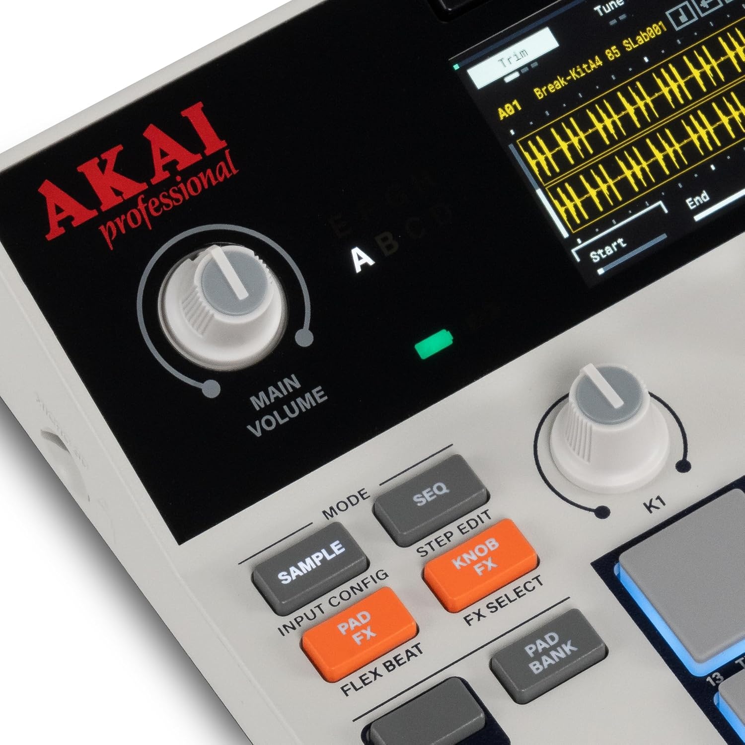 image:imageAkai Professional MPC Sample Portable Sampler Standalone Rechargeable Battery USBC Speaker Microphone for Sampling Sequencing and Music Production