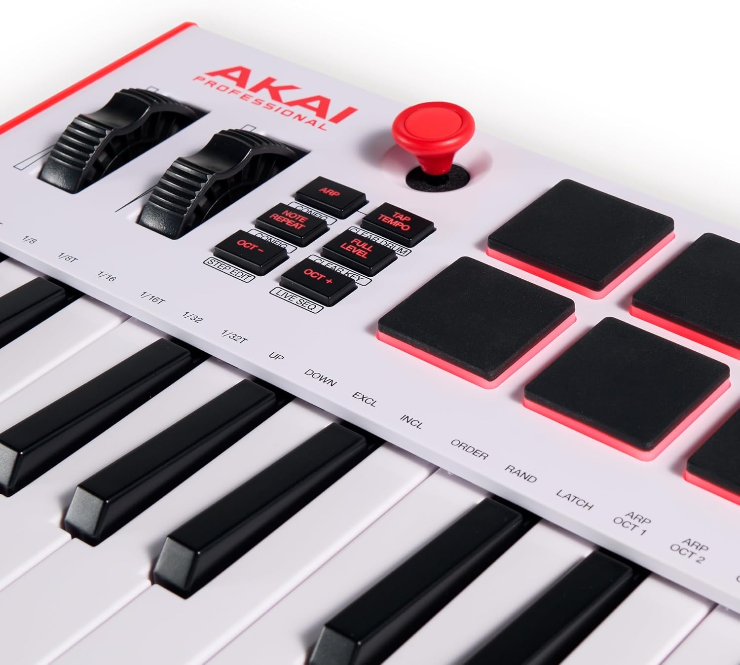 image:imageAkai Professional MPK Mini Plus 37Key USB MIDI Keyboard Controller VelocitySensitive Mini Keys 8 MPC Pads 64 Step Sequencer MIDICVGate IO Software Suite Included for Beat MakersWhite
