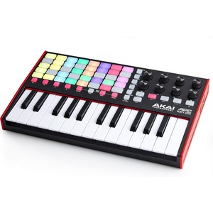 Akai Professional APC Key 25 MK2 25-Key USB MIDI Keyboard Controller | Velocity-Sensitive Mini Keys, 40 RGB Pads, 8 Knobs, 1:1 Mapping for Ableton Live, Live Performance and Music Production(One Size)