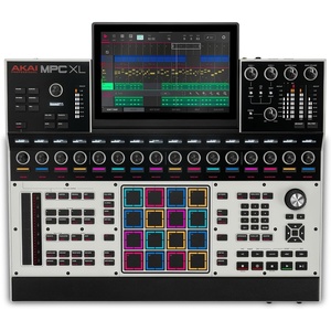 Akai Professional MPC Live III Portable Music Production Center | Standalone, MPCe Pads, Touchscreen, Stereo Speakers, Microphone, Rechargeable Battery, Bluetooth, Wi-Fi(Gray)