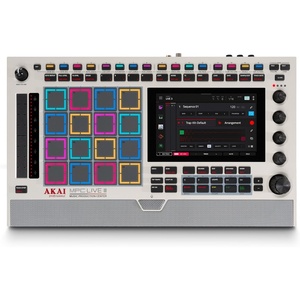 Akai Professional MPC Live III Portable Music Production Center | Standalone, MPCe Pads, Touchscreen, Stereo Speakers, Microphone, Rechargeable Battery, Bluetooth, Wi-Fi(Retro)