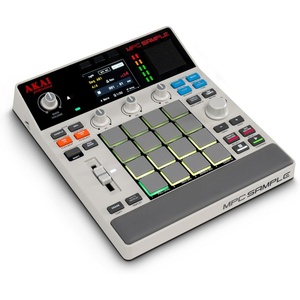 Akai Professional MPC Sample Portable Sampler | Standalone, Rechargeable Battery, USB-C, Speaker, Microphone, for Sampling, Sequencing and Music Production