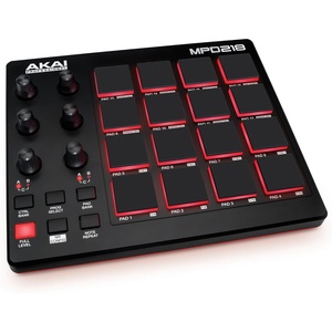 Akai Professional MPC Studio USB MIDI Pad Controller | 16 Velocity-Sensitive RGB MPC Pads, MPC Software, Assignable Touch Strip, for Beat Makers and Music Producers(MPD218)